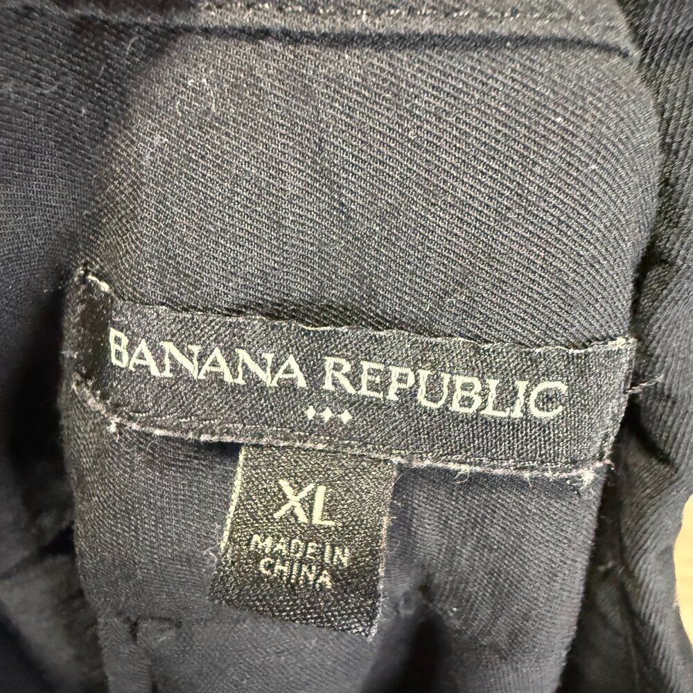 Banana Republic Factory Black Button-Down Shirt - Picture 2 of 6